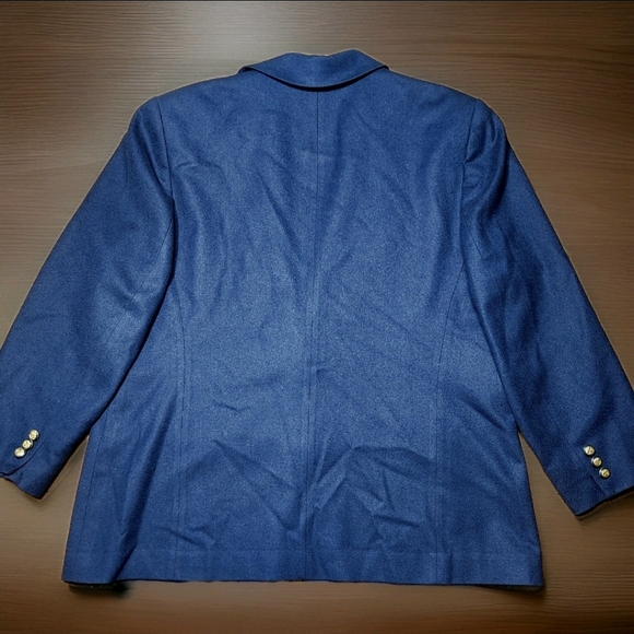 Vintage Pendleton Pure Virgin Wool Blazer – Navy – 18W – Made in USA - Picture 10 of 12